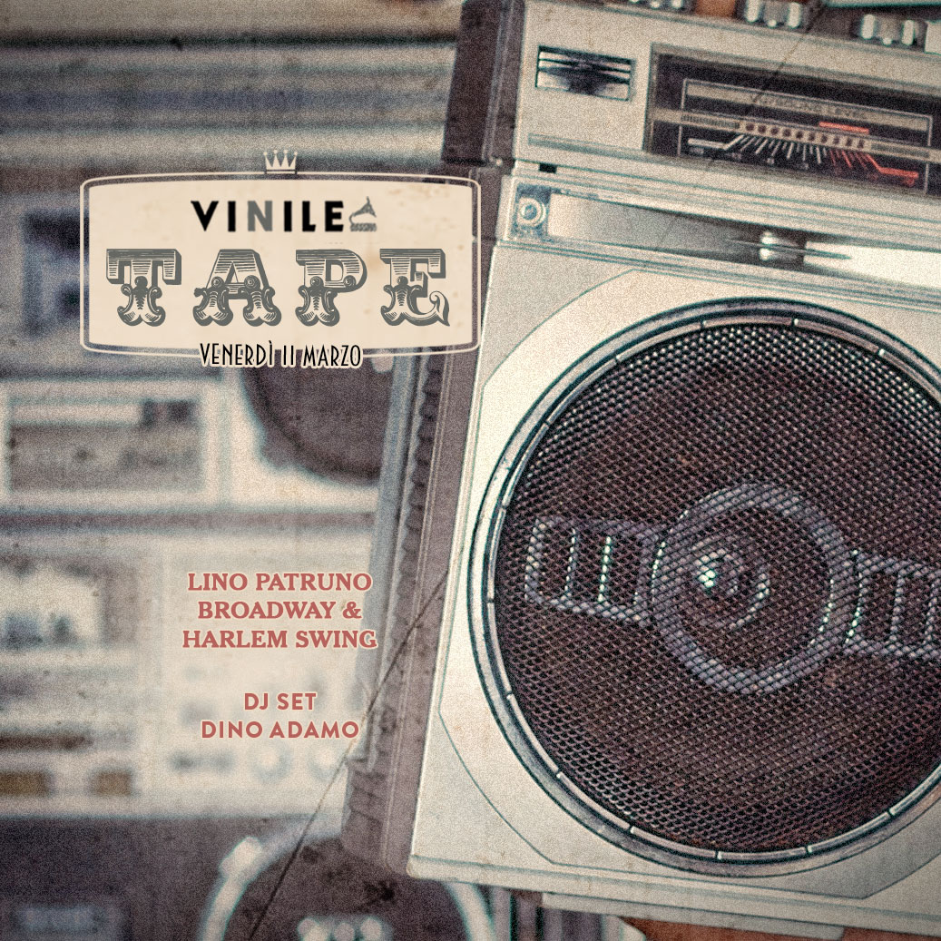 Locandina della serata di venerdì 11 marzo 2016 al Vinile