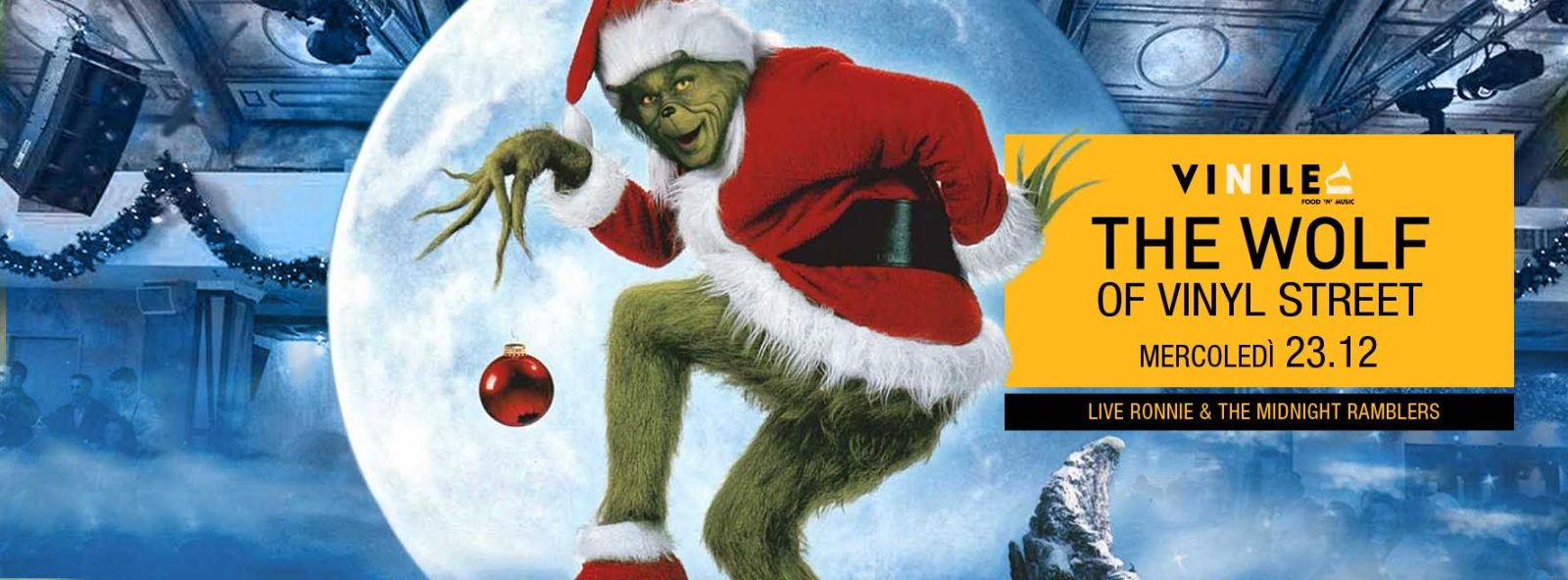 THE WOLF OF VINYL STREET, mercoledì 23 dicembre 2015 al Vinile