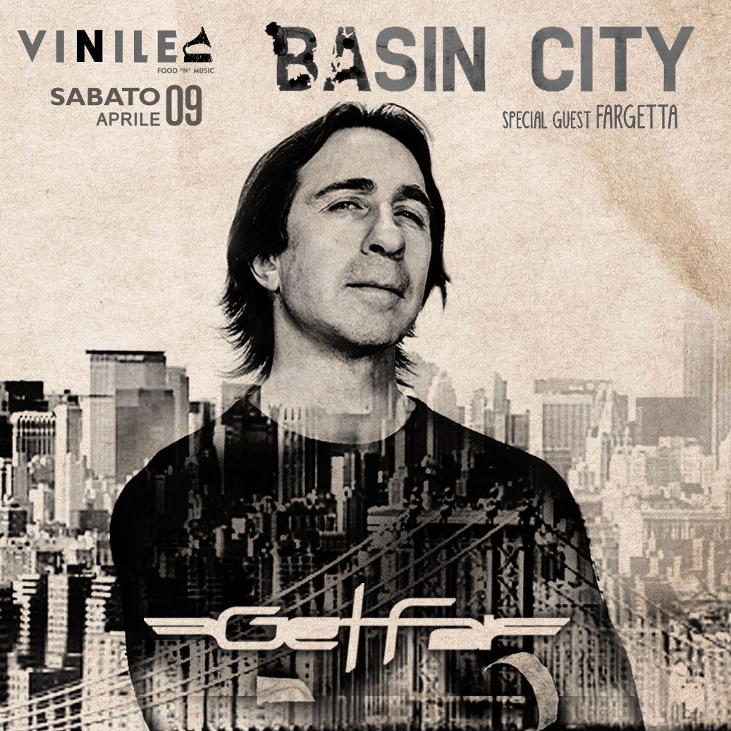Locandina della serata di sabato 9 aprile 2016 al Vinile