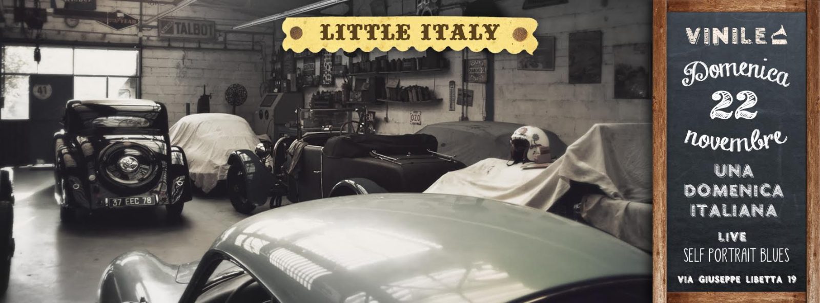 LITTLE ITALY - Domenica 22 Novembre, domenica 22 novembre 2015 al Vinile