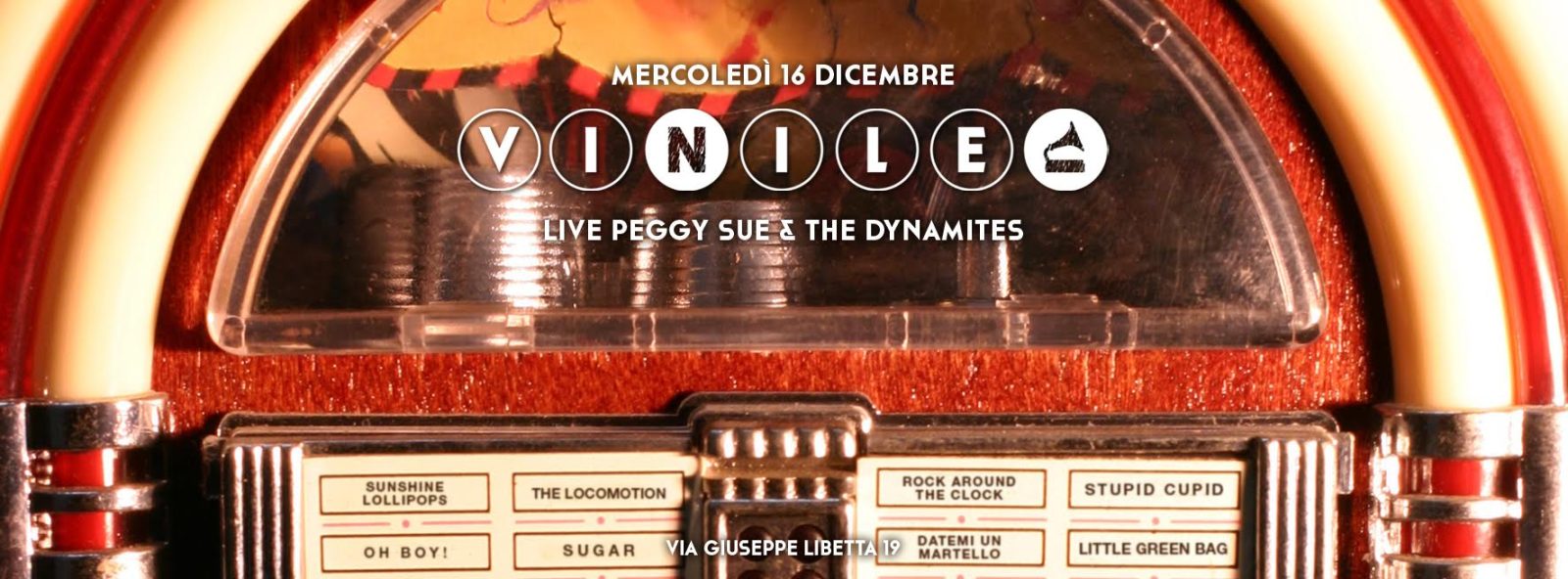 LE VOGLIO TUTTE, mercoledì 16 dicembre 2015 al Vinile