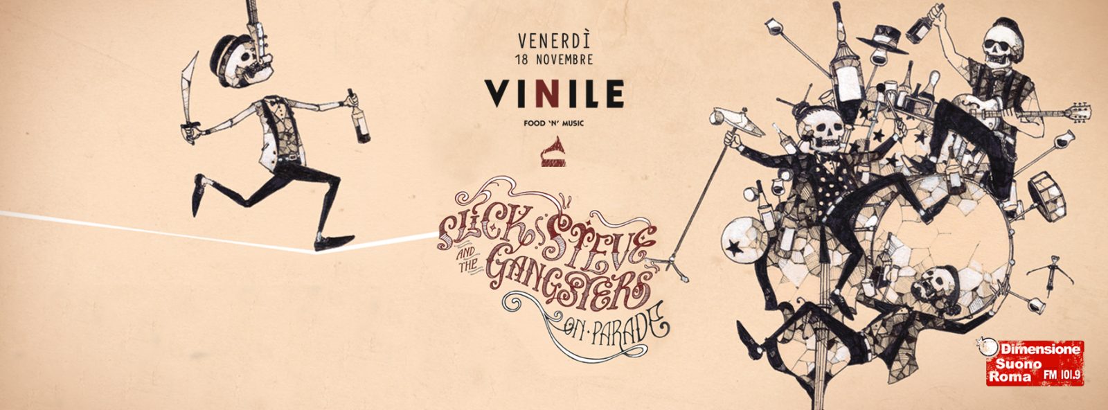 Dimensione Suono Roma 90’s vj set, venerdì 18 novembre 2016 al Vinile