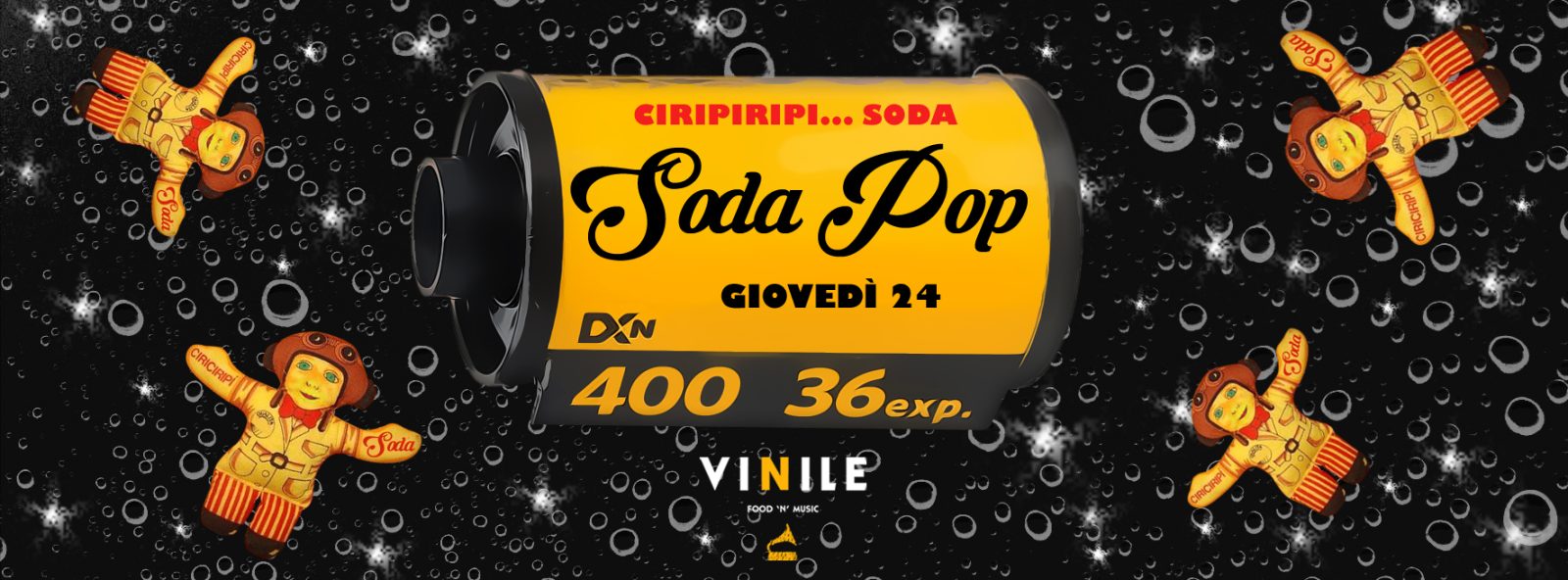 SODA POP!, giovedì 24 novembre 2016 al Vinile