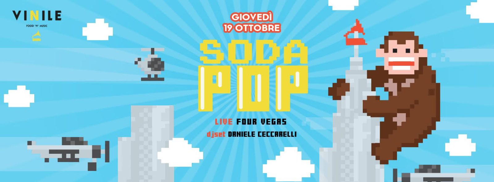 SODA POP, giovedì 19 ottobre 2017 al Vinile