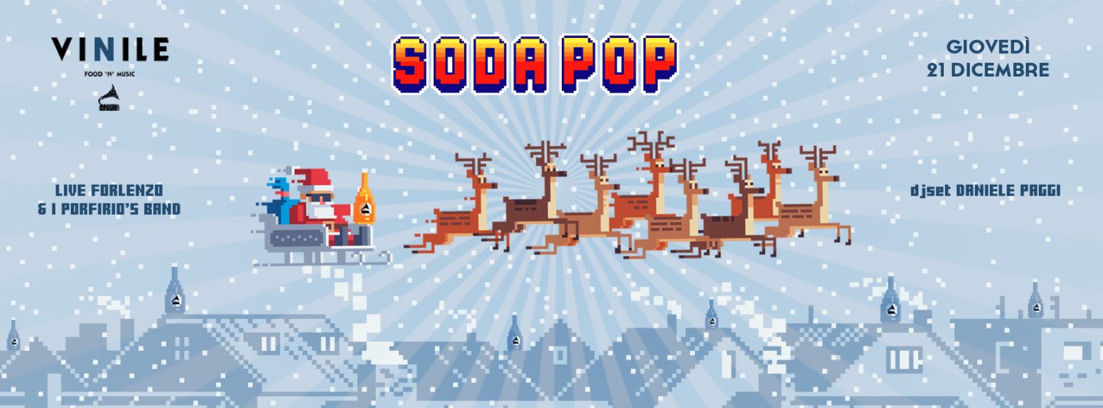 SODA POP, giovedì 21 dicembre 2017 al Vinile