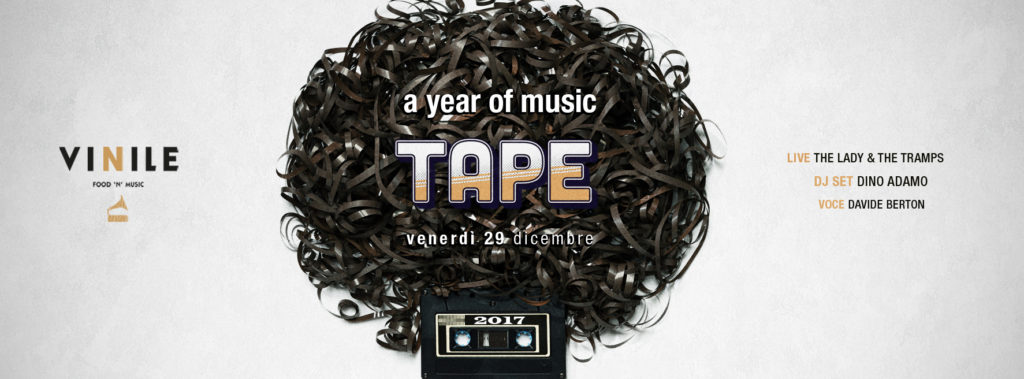 Locandina di TAPE, venerdì 29 dicembre 2017