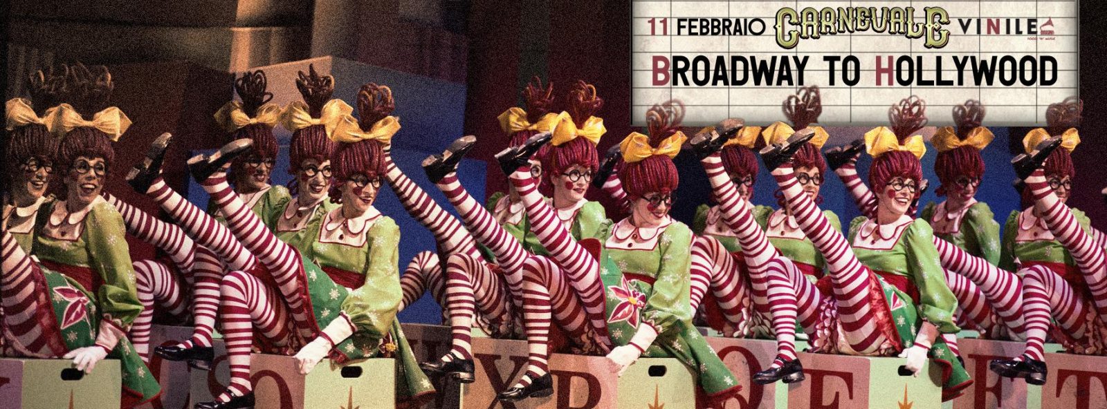BROADWAY TO HOLLYWOOD, domenica 11 febbraio 2018 al Vinile