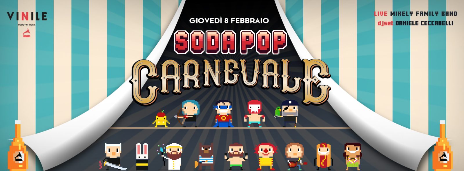 SODA POP, giovedì 8 febbraio 2018 al Vinile