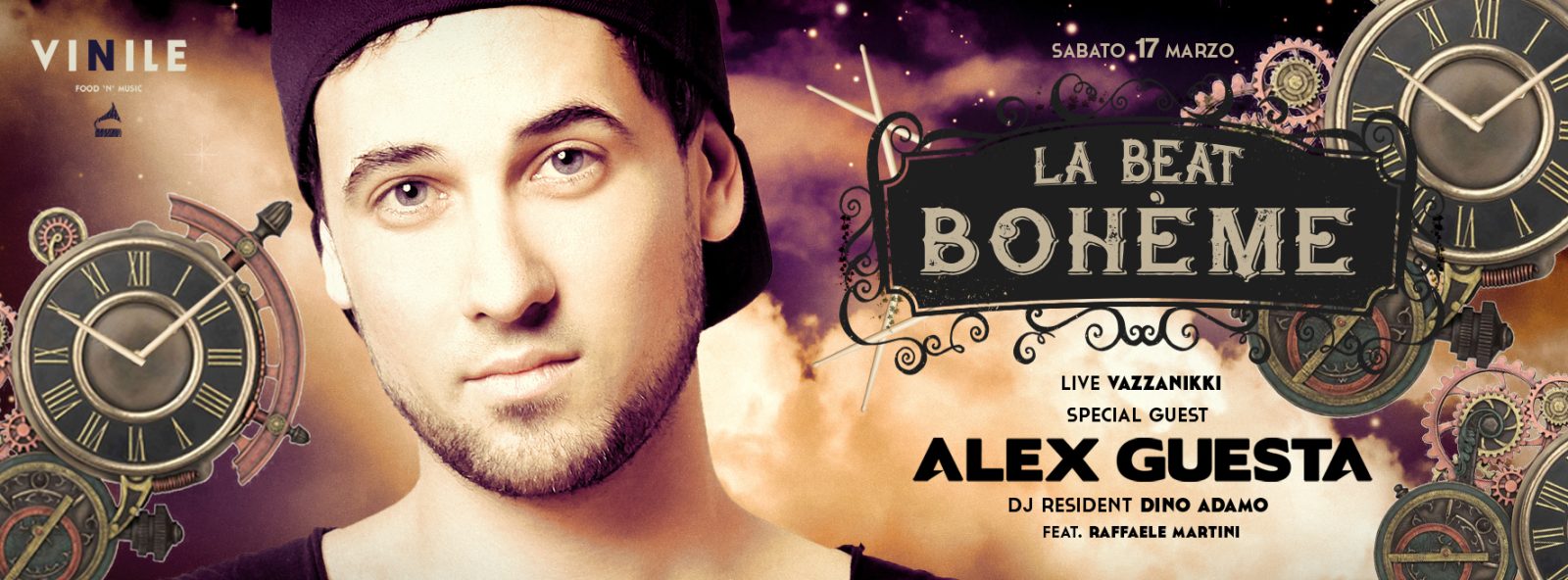 LA BEAT BOHÈME, sabato 17 marzo 2018 al Vinile