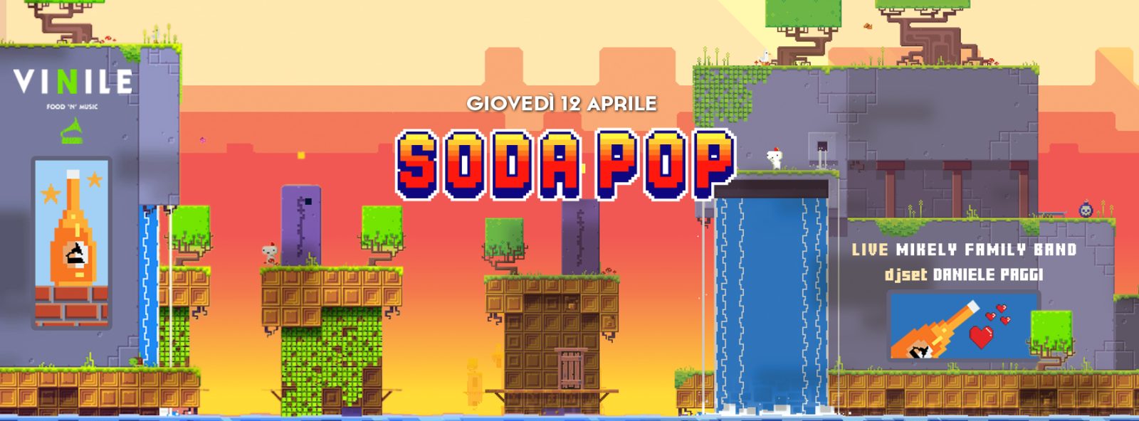 SODA POP, giovedì 12 aprile 2018 al Vinile