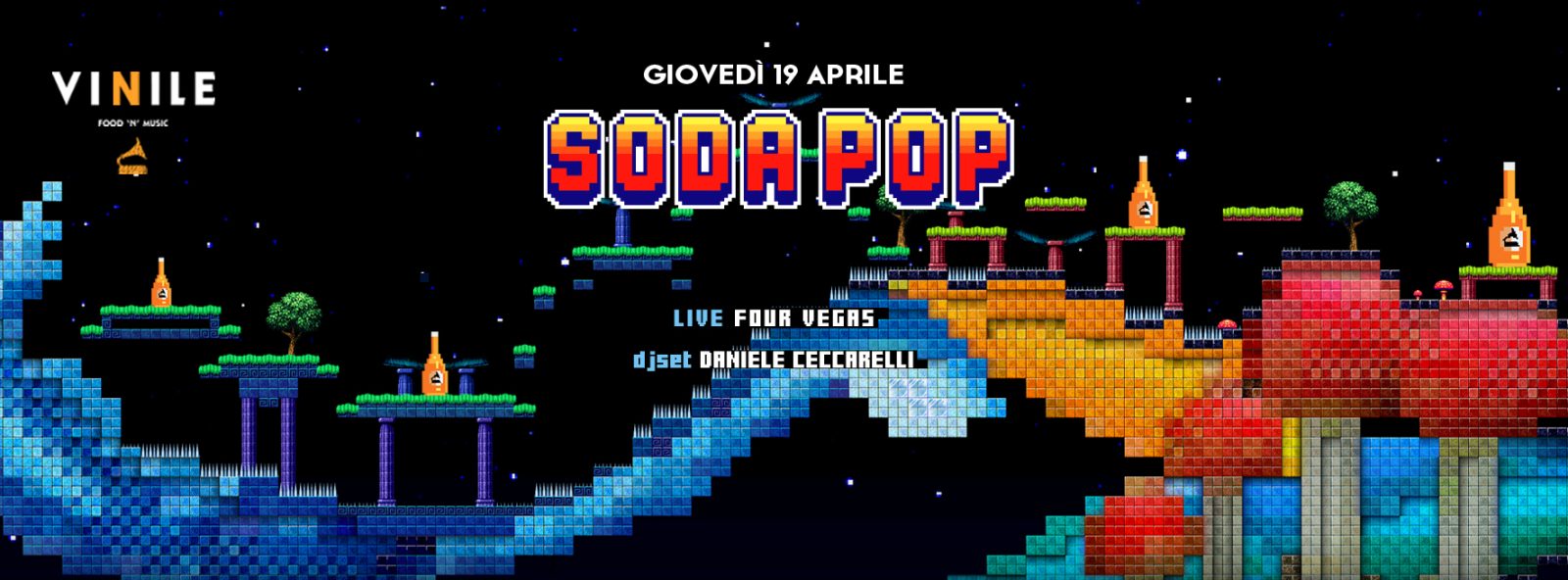 SODA POP, giovedì 19 aprile 2018 al Vinile