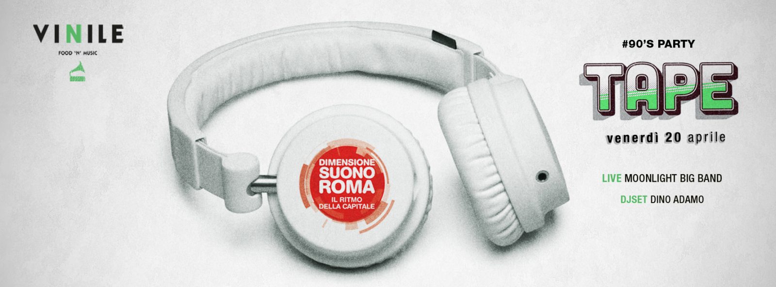 Tape, venerdì 20 aprile 2018 al Vinile