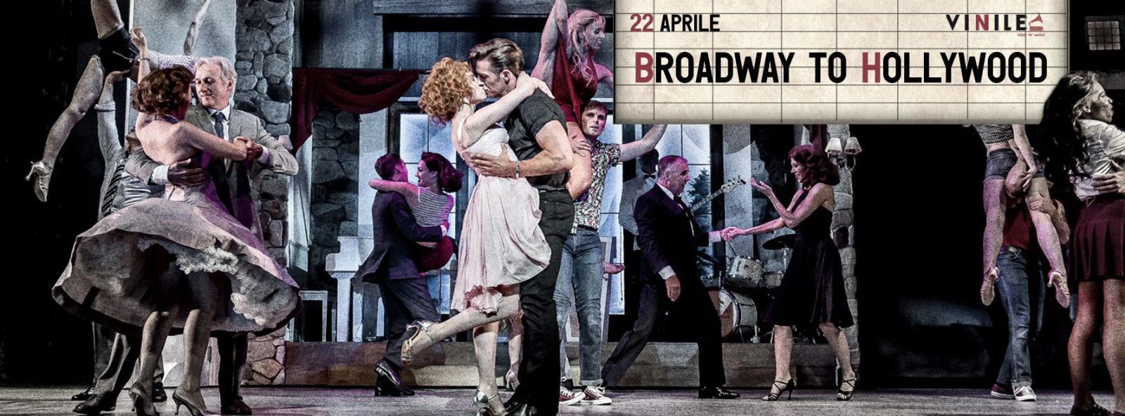 BROADWAY TO HOLLYWOOD, domenica 22 aprile 2018 al Vinile