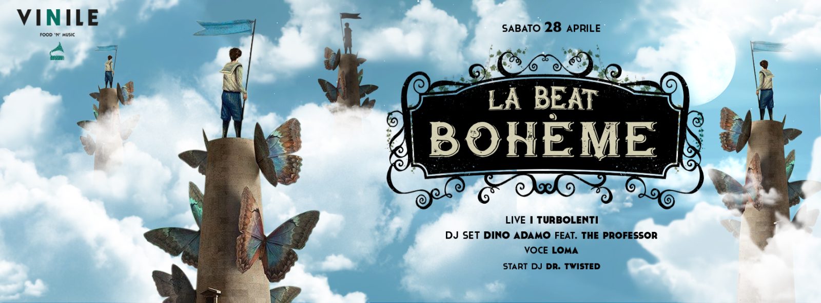 LA BEAT BOHÈME, sabato 28 aprile 2018 al Vinile