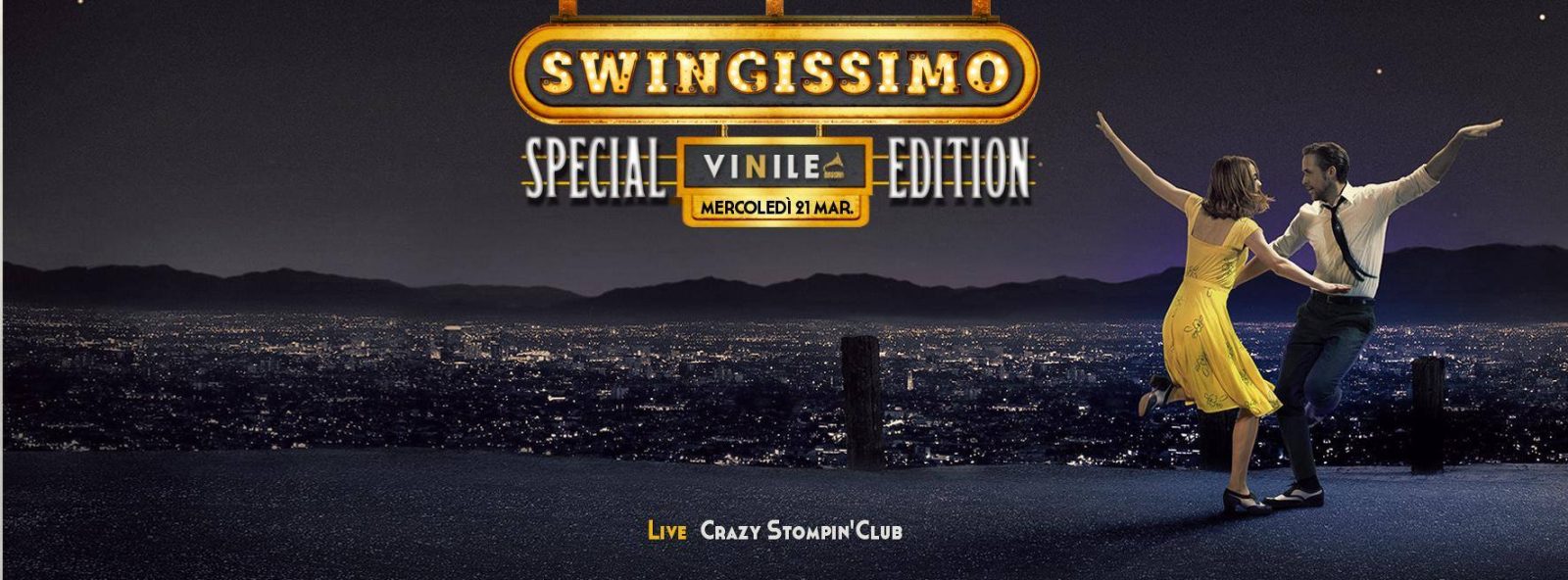 SWINGISSIMO, mercoledì 21 marzo 2018 al Vinile