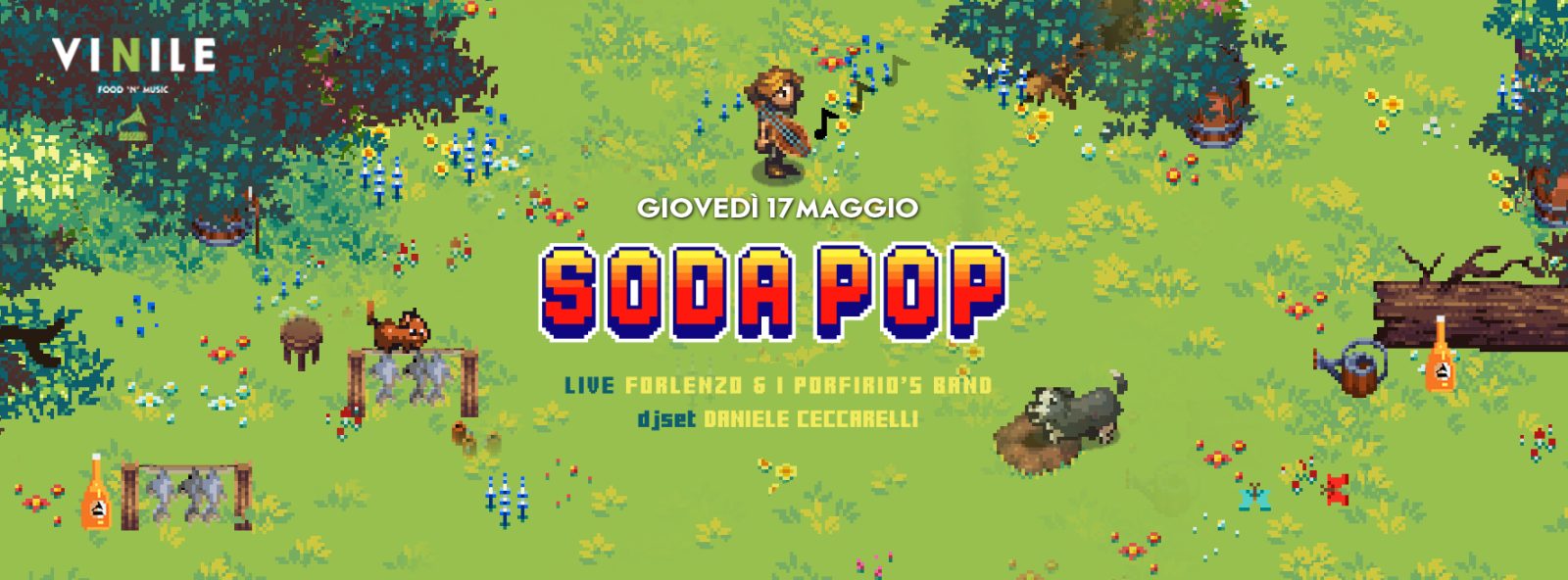 SODA POP, giovedì 17 maggio 2018 al Vinile