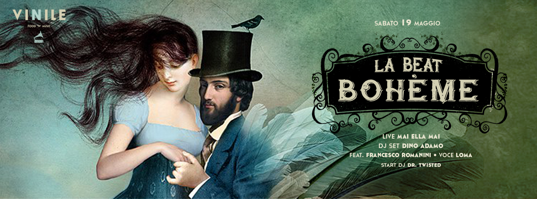 Locandina di LA BEAT BOHÈME, sabato 19 maggio 2018