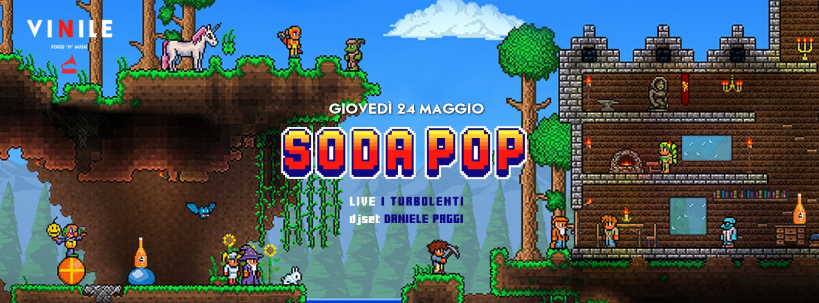 SODA POP, giovedì 24 maggio 2018 al Vinile