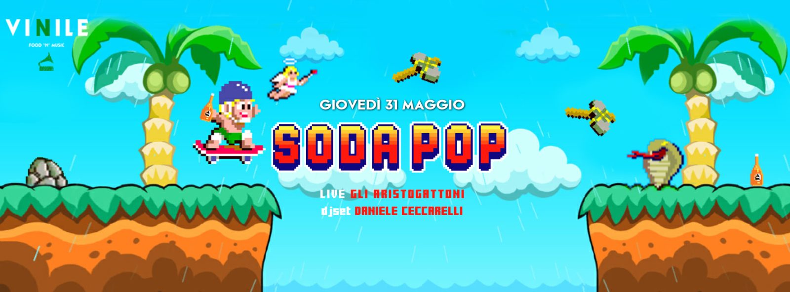 SODA POP, giovedì 31 maggio 2018 al Vinile