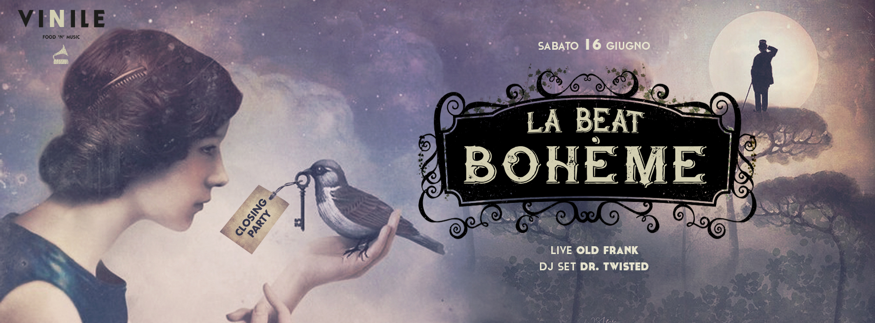 Locandina di LA BEAT BOHÈME, sabato 16 giugno 2018