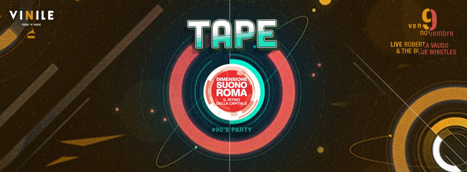 Tape - Dimensiono Suono Roma, venerdì 9 novembre 2018 al Vinile