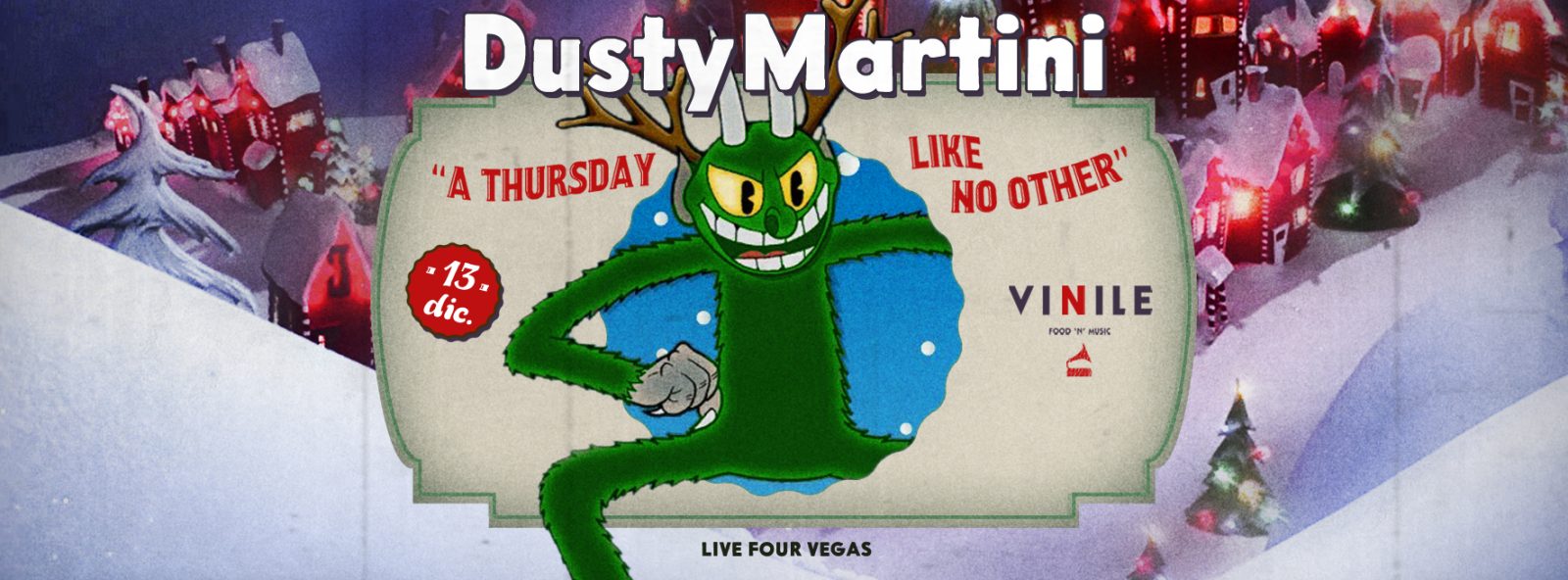 DUSTY MARTINI, giovedì 13 dicembre 2018 al Vinile
