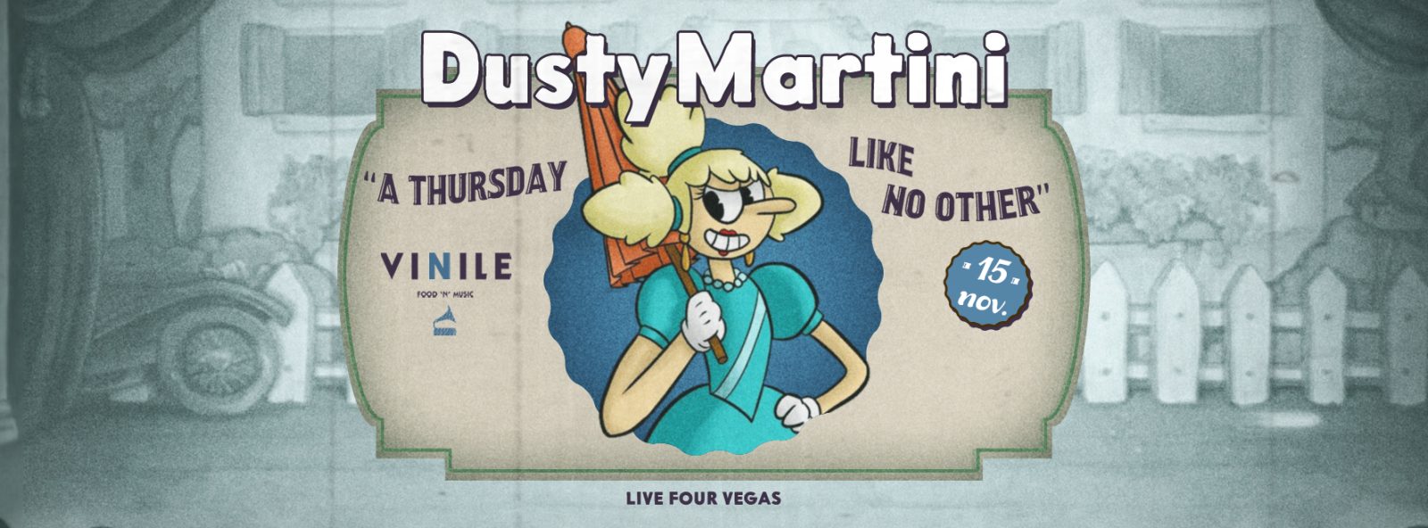 DUSTY MARTINI, giovedì 15 novembre 2018 al Vinile