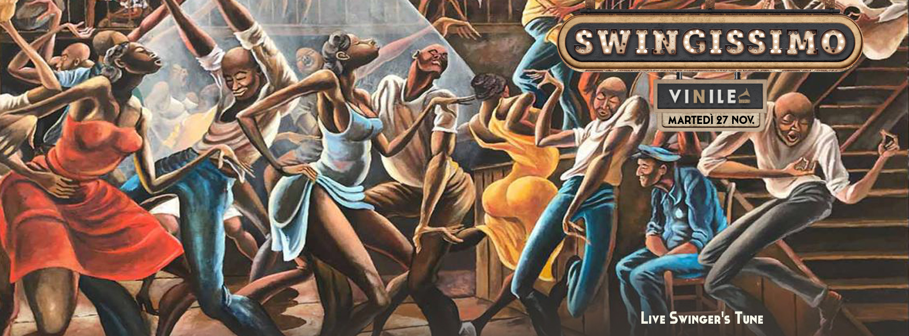 Locandina di SWINGISSIMO, martedì 27 novembre 2018