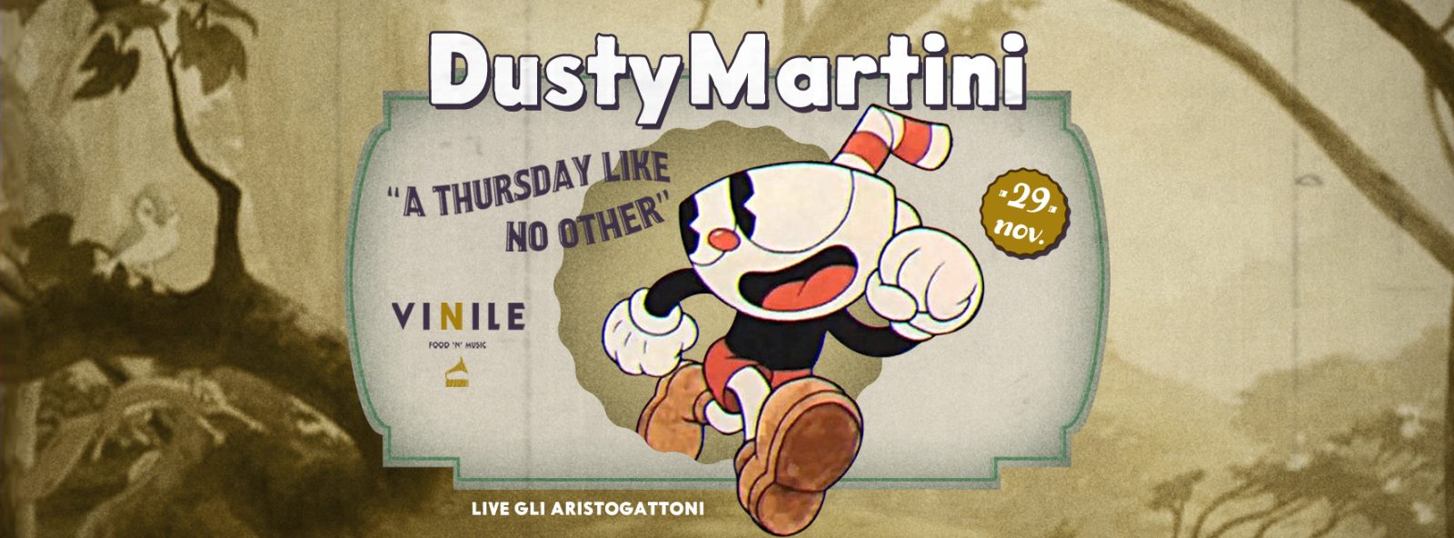 DUSTY MARTINI, giovedì 29 novembre 2018 al Vinile