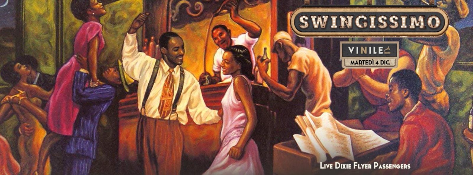 SWINGISSIMO, martedì 4 dicembre 2018 al Vinile