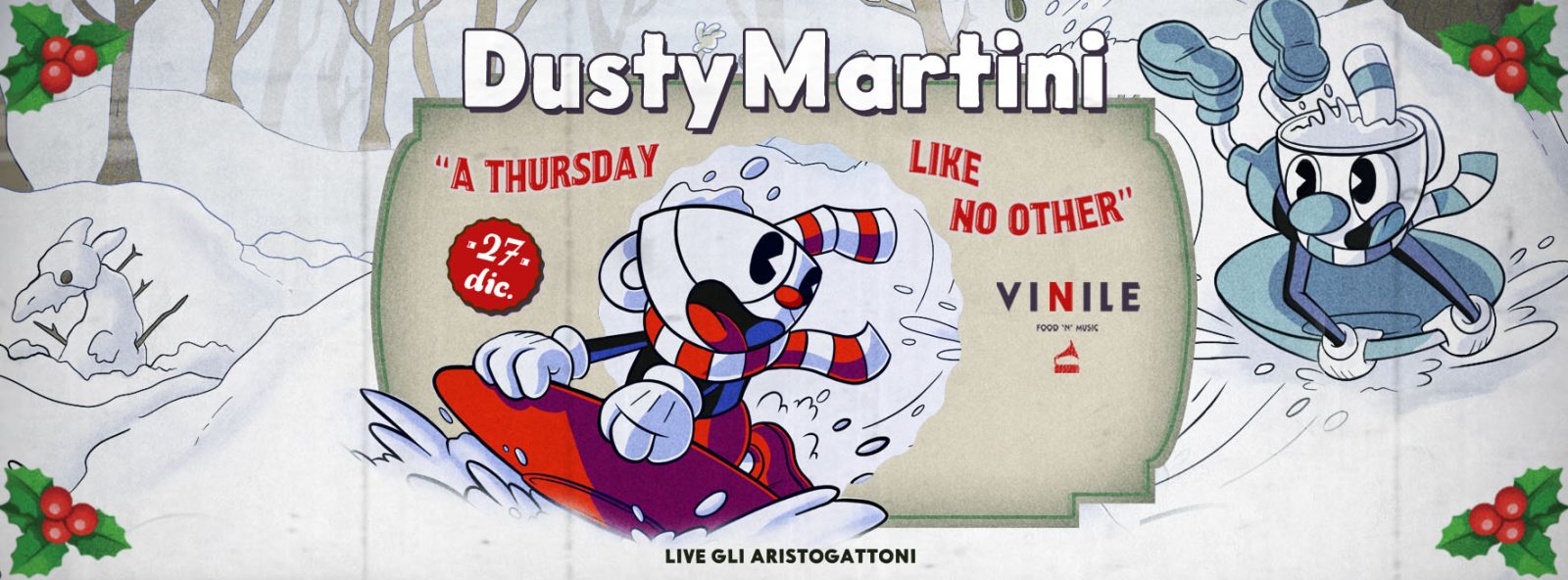 DUSTY MARTINI, giovedì 27 dicembre 2018 al Vinile