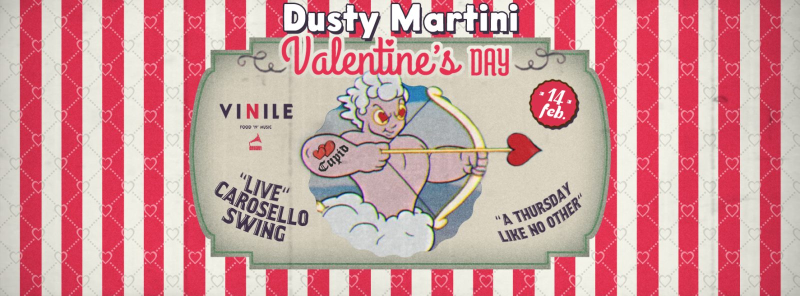 DUSTY MARTINI | SAN VALENTINO, giovedì 14 febbraio 2019 al Vinile