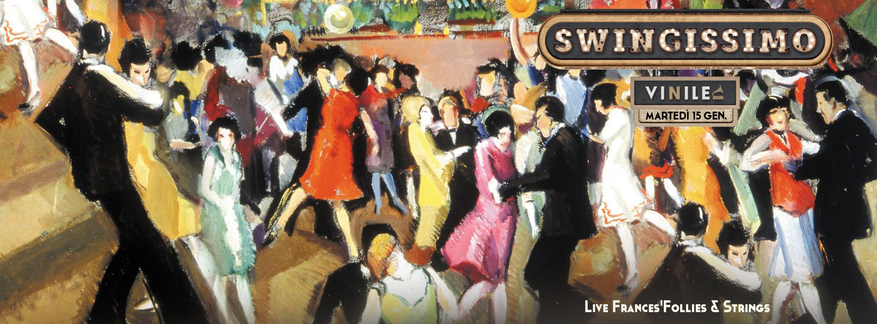 Locandina di SWINGISSIMO, martedì 15 gennaio 2019
