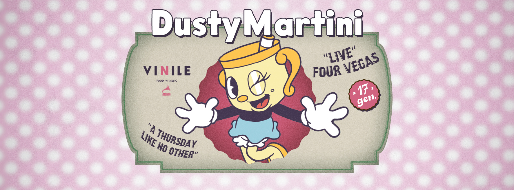 Locandina di DUSTY MARTINI, giovedì 17 gennaio 2019
