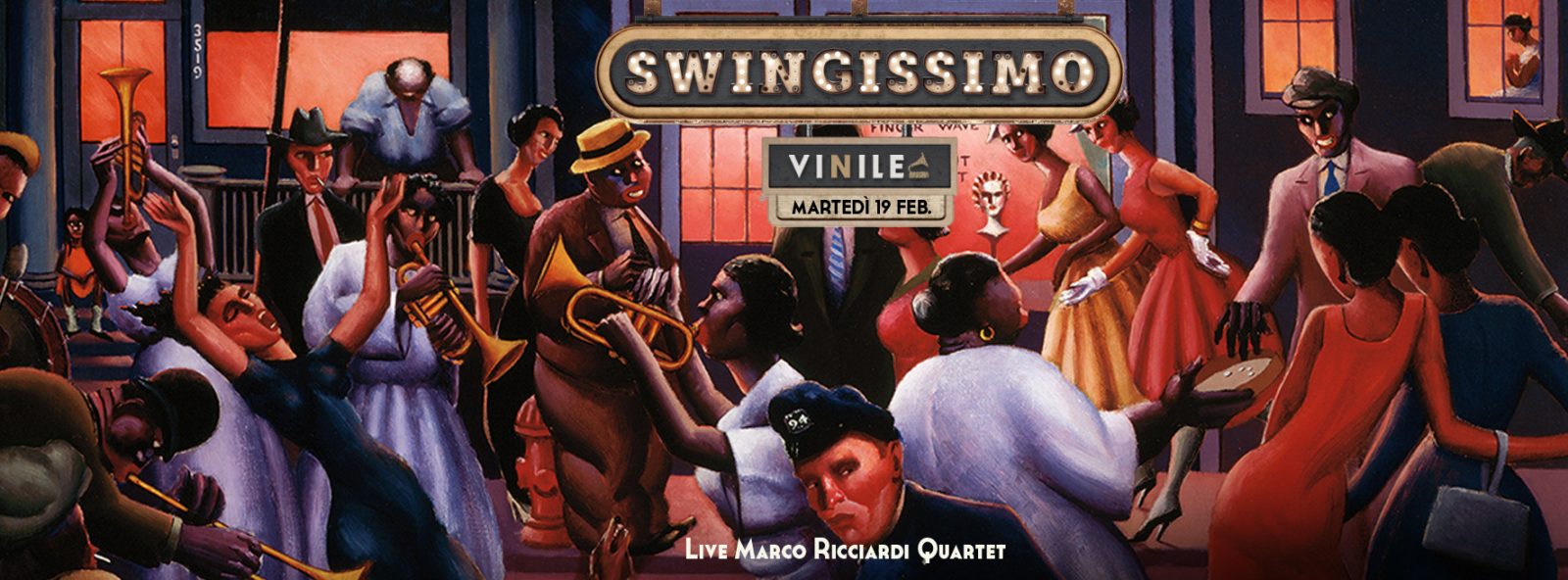 SWINGISSIMO, martedì 19 febbraio 2019 al Vinile