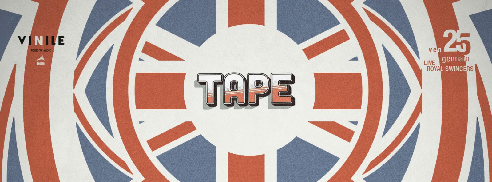 TAPE, venerdì 25 gennaio 2019 al Vinile