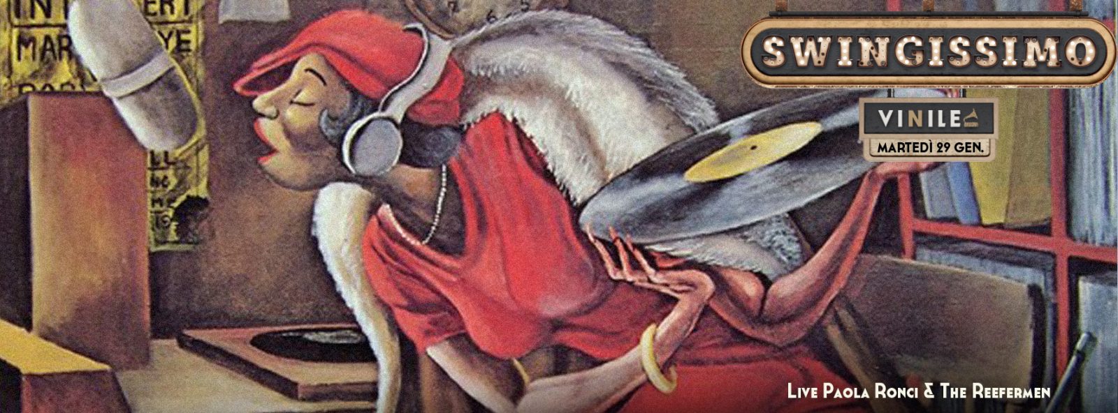 SWINGISSIMO, martedì 29 gennaio 2019 al Vinile