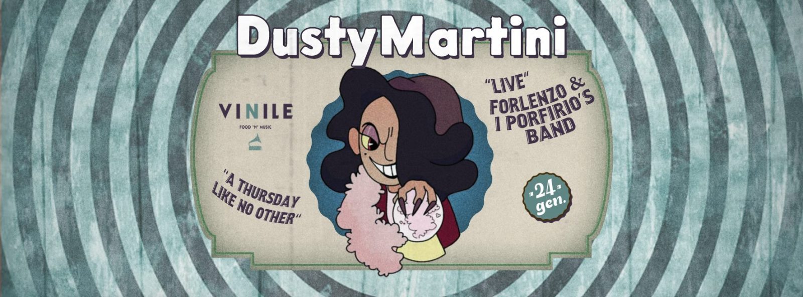 DUSTY MARTINI, giovedì 24 gennaio 2019 al Vinile