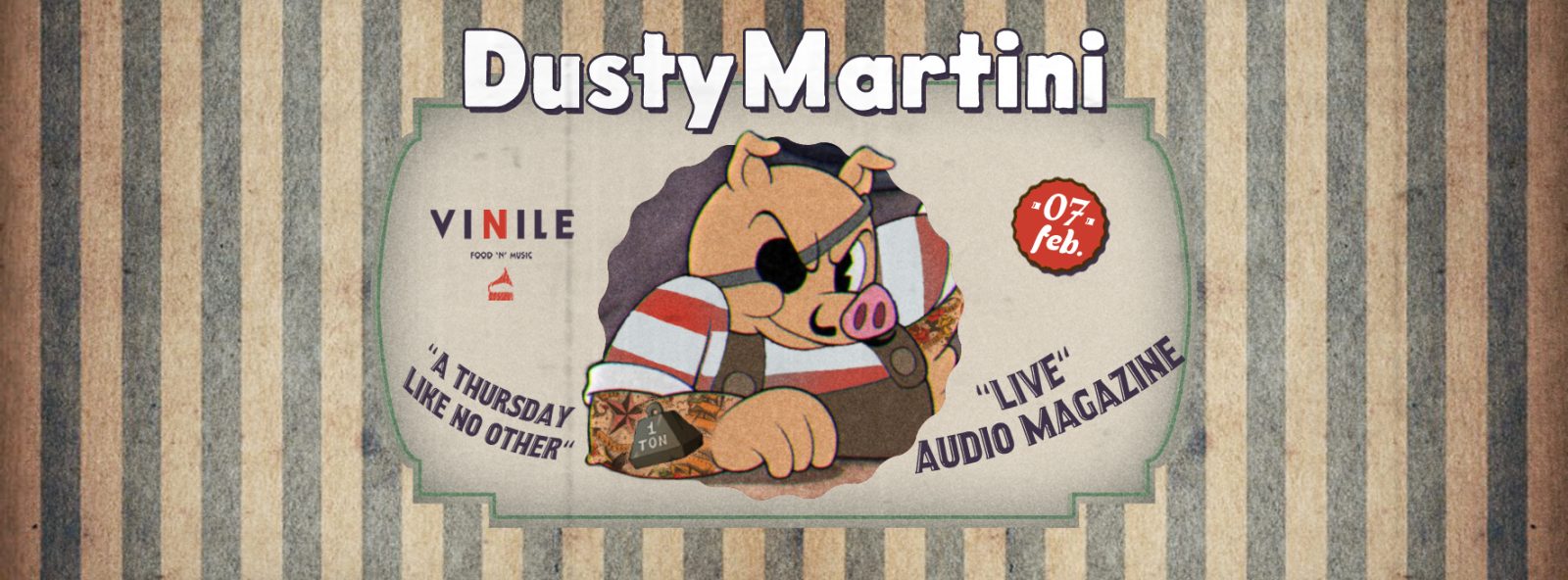 DUSTY MARTINI, giovedì 7 febbraio 2019 al Vinile