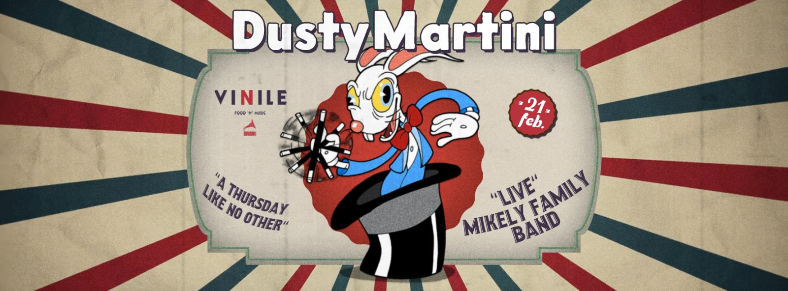 DUSTY MARTINI, giovedì 21 febbraio 2019 al Vinile