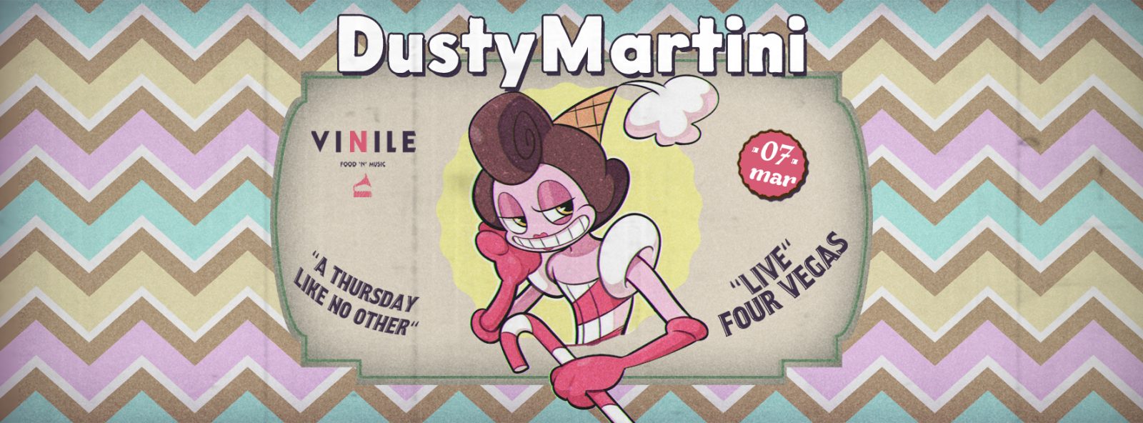 DUSTY MARTINI, giovedì 7 marzo 2019 al Vinile