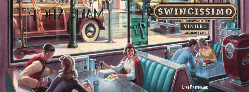 Locandina di SWINGISSIMO, martedì 2 aprile 2019
