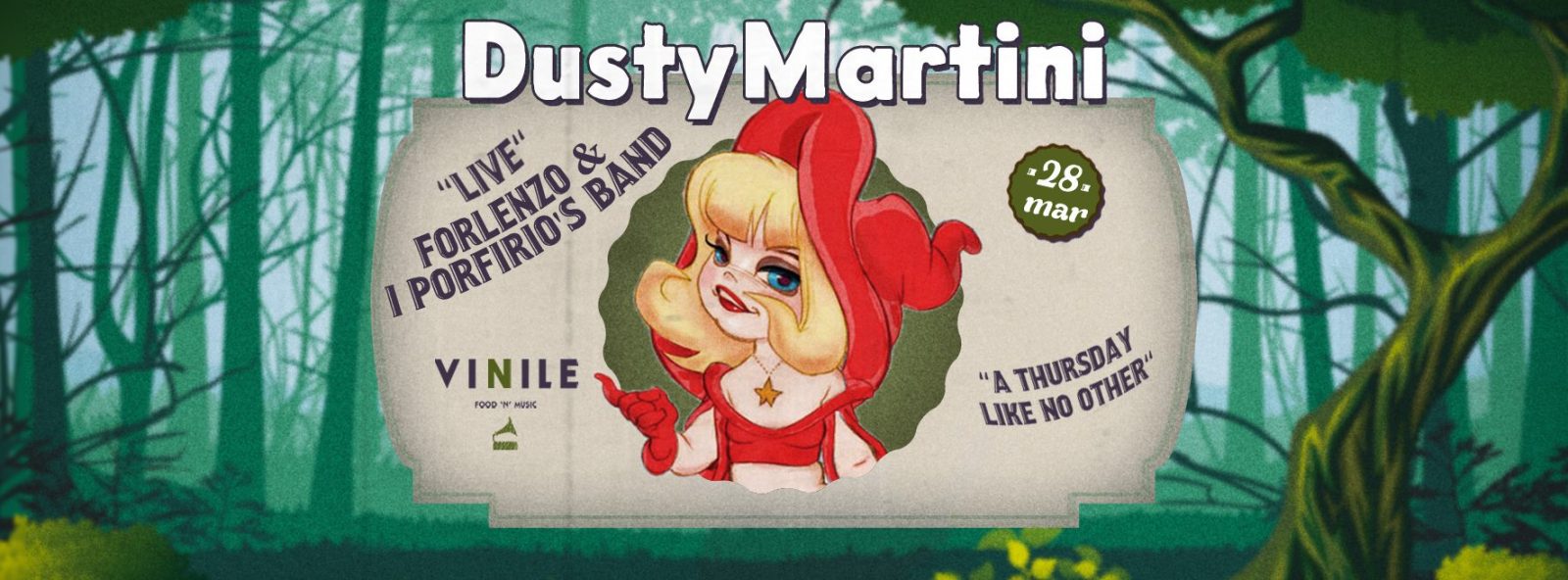 DUSTY MARTINI, giovedì 28 marzo 2019 al Vinile