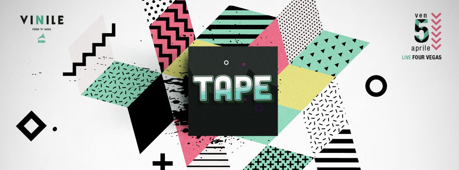 TAPE, venerdì 5 aprile 2019 al Vinile