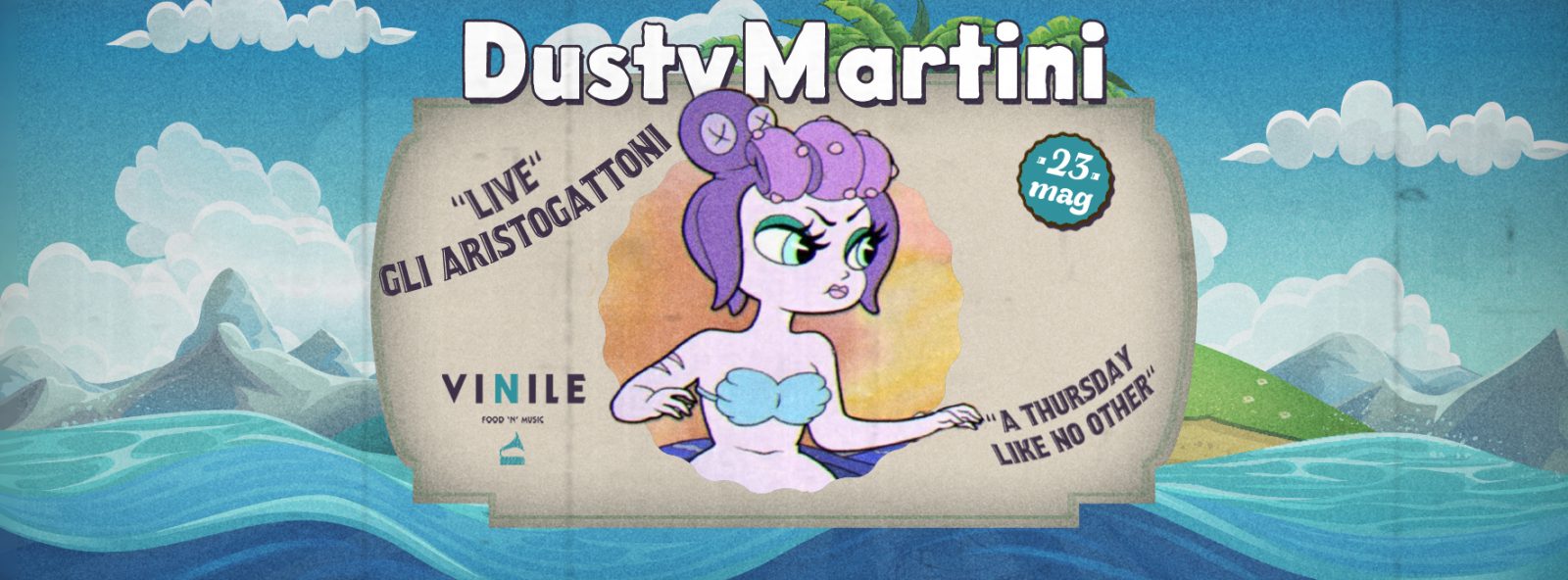 DUSTY MARTINI, giovedì 23 maggio 2019 al Vinile