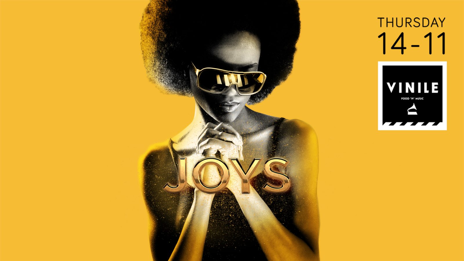 J O Y S, giovedì 14 novembre 2019 al Vinile