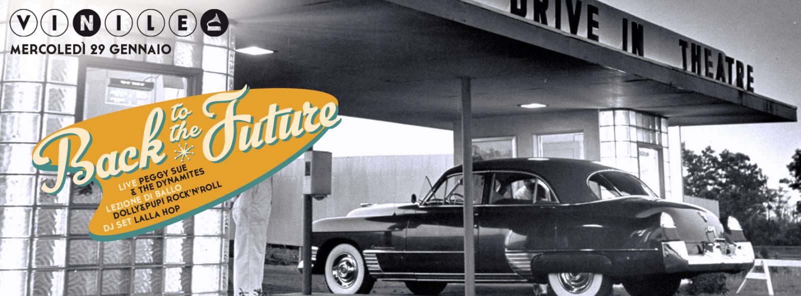 Back To The Future, mercoledì 29 gennaio 2020 al Vinile