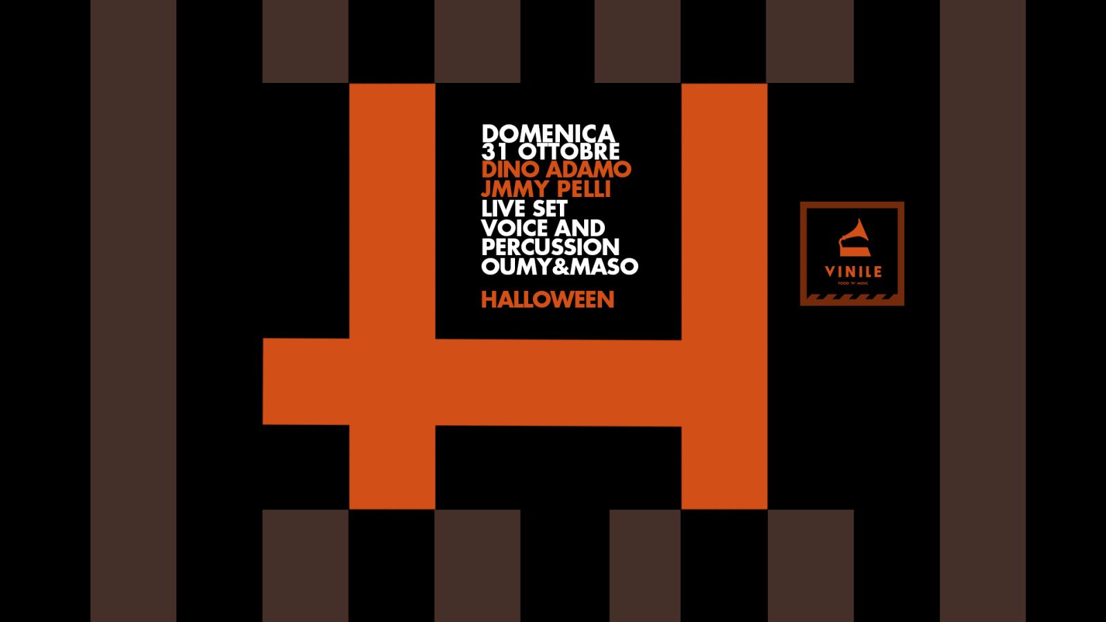 HALLOWEEN PARTY • Vinile, domenica 31 ottobre 2021