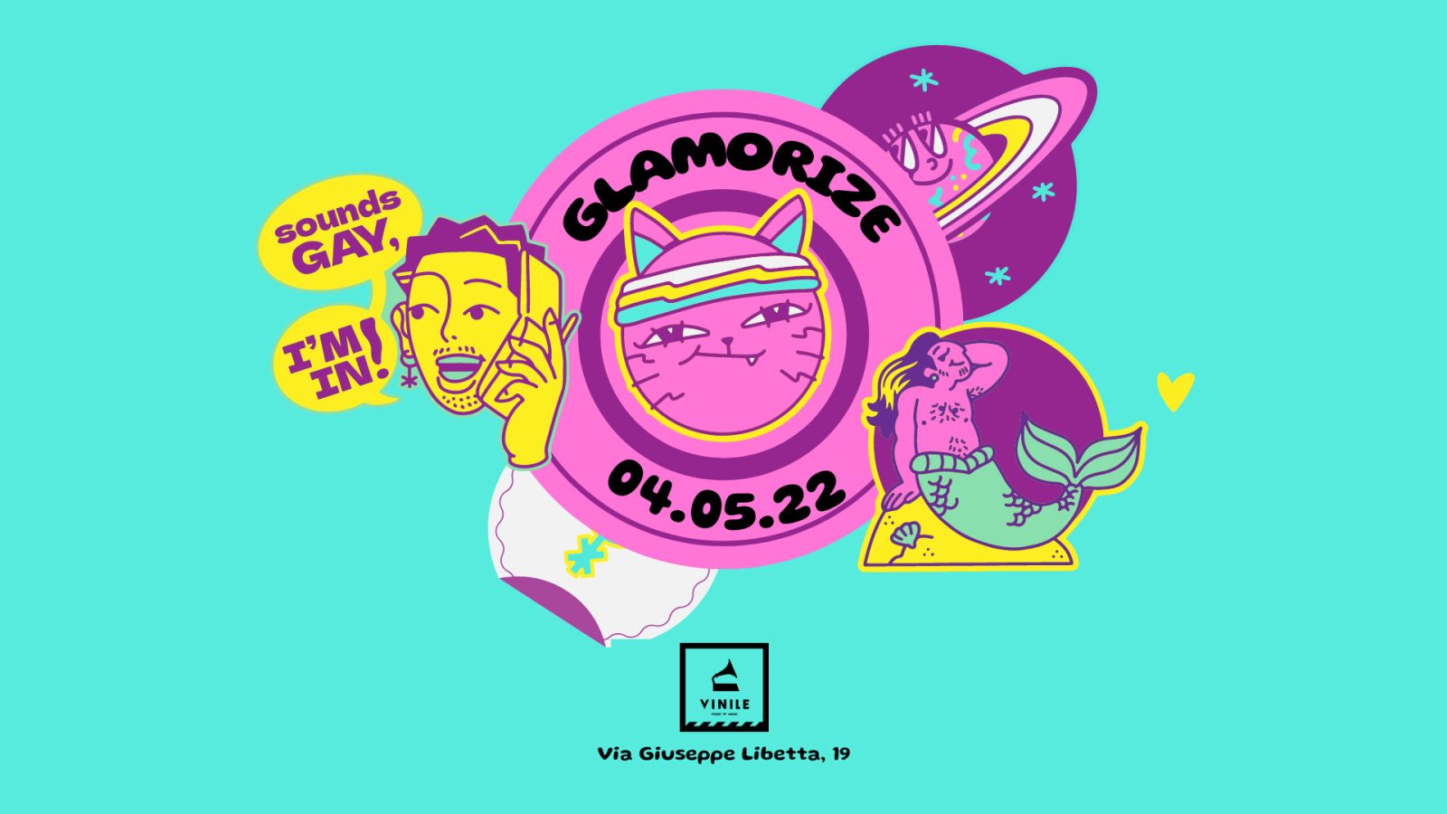 GLAMORIZE • Vinile, mercoledì 4 maggio 2022