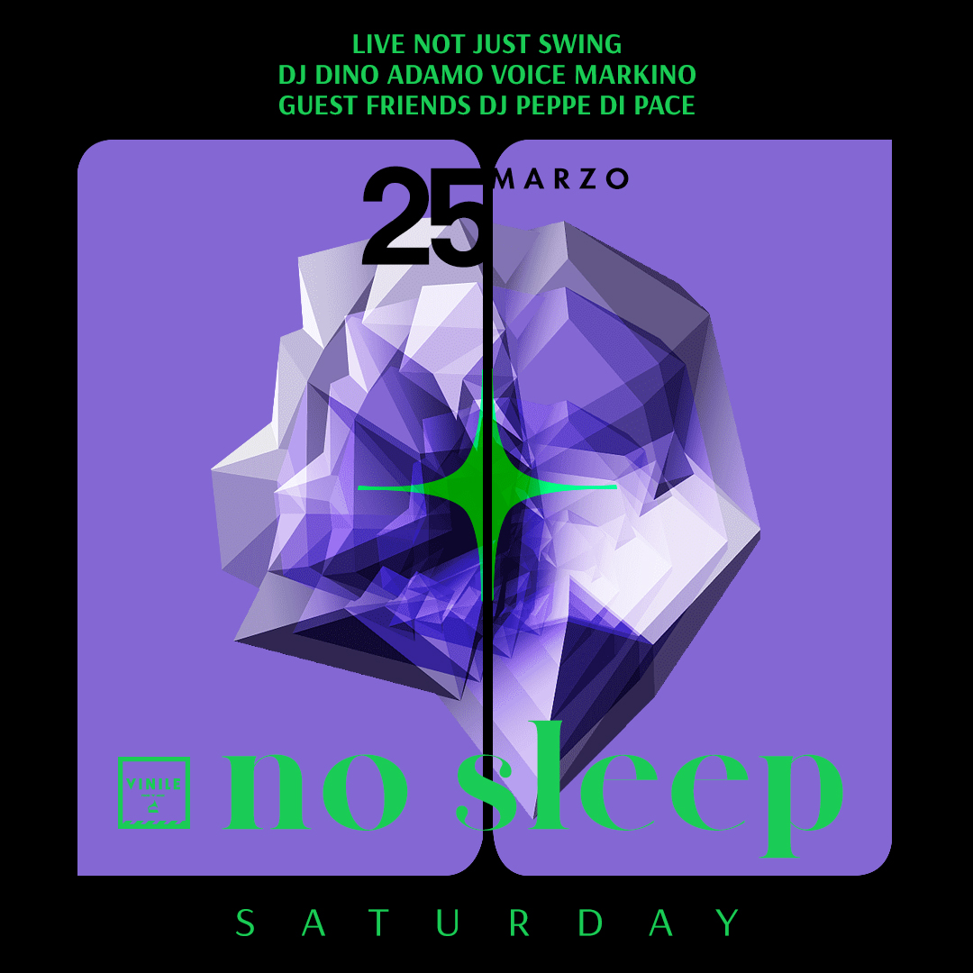 No Sleep, sabato 25 marzo 2023 al Vinile